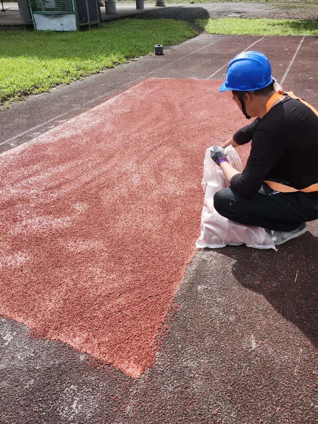 PU 跑道／運動地坪鋪設施工相簿照片