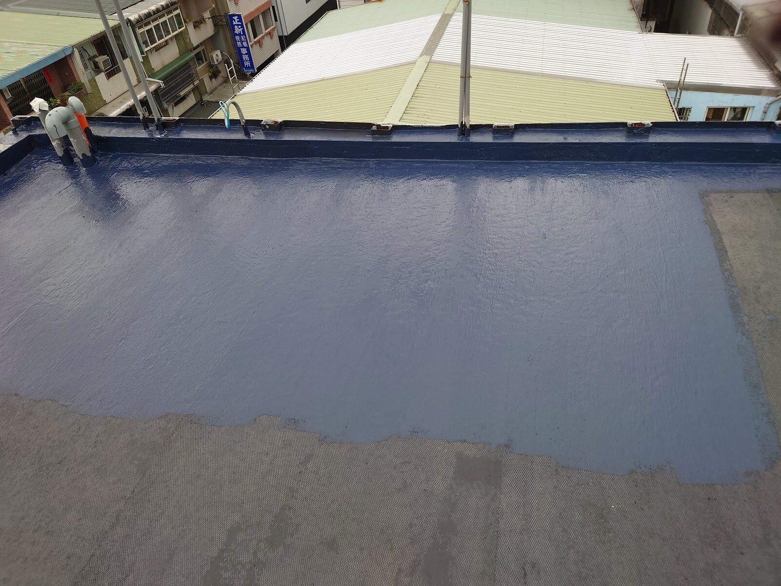 屋頂 PU 防水塗膜工程施工相簿照片